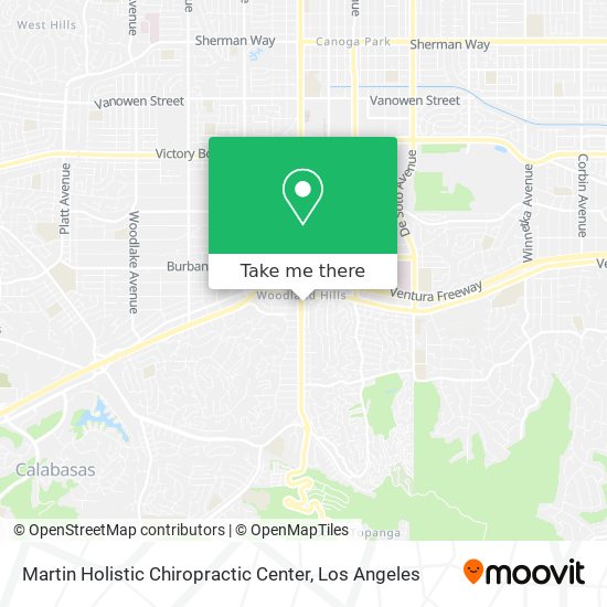 Martin Holistic Chiropractic Center map
