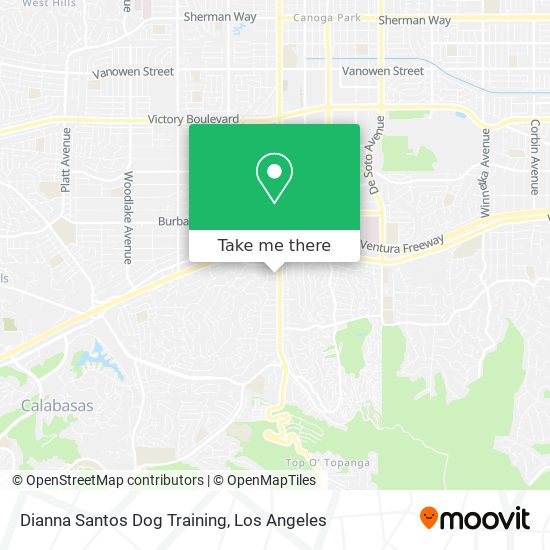 Dianna Santos Dog Training map