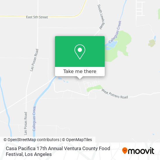 Casa Pacifica 17th Annual Ventura County Food Festival map