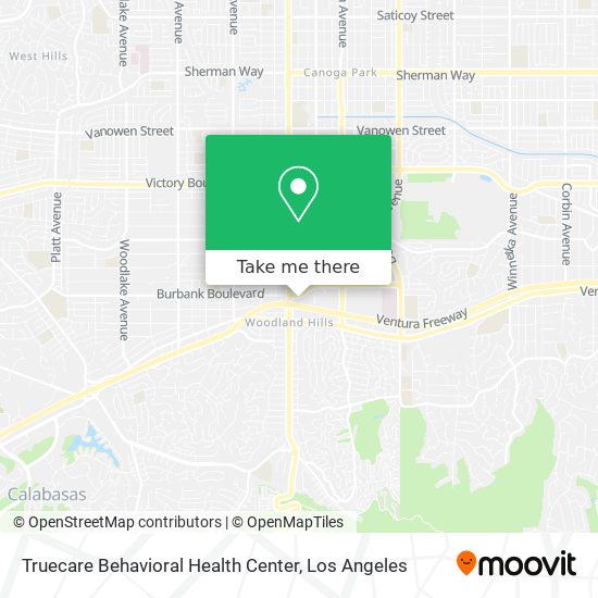 Mapa de Truecare Behavioral Health Center