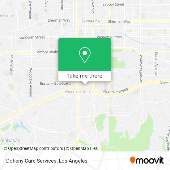 Doheny Care Services map