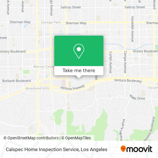 Calspec Home Inspection Service map