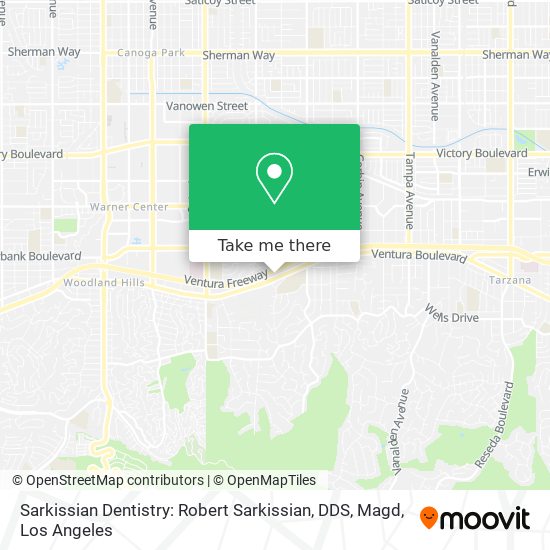 Mapa de Sarkissian Dentistry: Robert Sarkissian, DDS, Magd