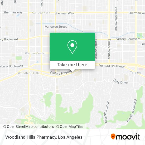 Mapa de Woodland Hills Pharmacy