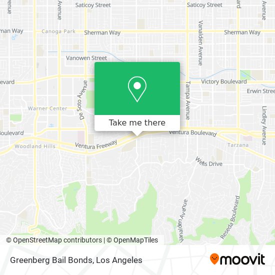 Greenberg Bail Bonds map