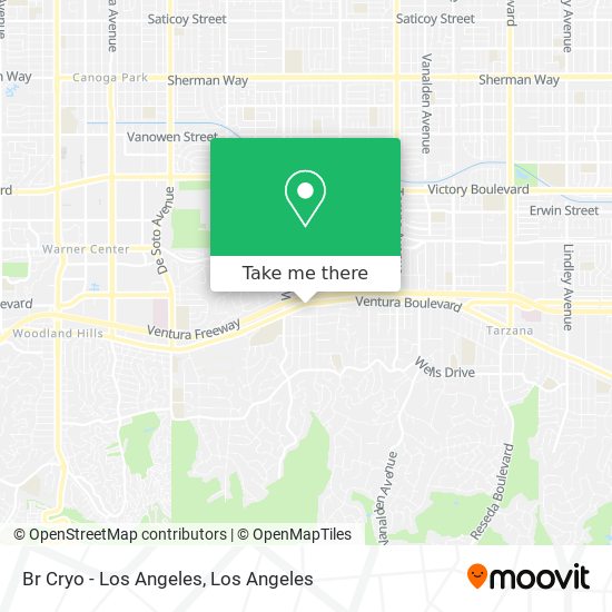 Br Cryo - Los Angeles map