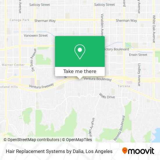 Hair Replacement Systems by Dalia map