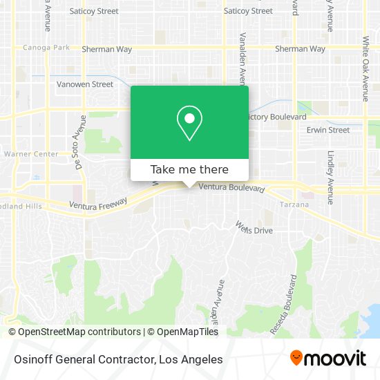 Osinoff General Contractor map