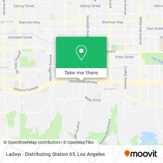 Ladwp - Distributing Station 65 map