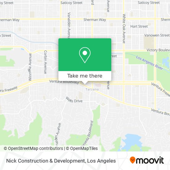 Nick Construction & Development map