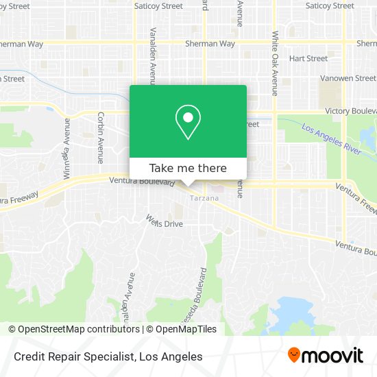 Credit Repair Specialist map