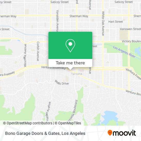 Bono Garage Doors & Gates map