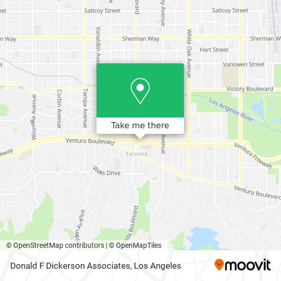 Donald F Dickerson Associates map