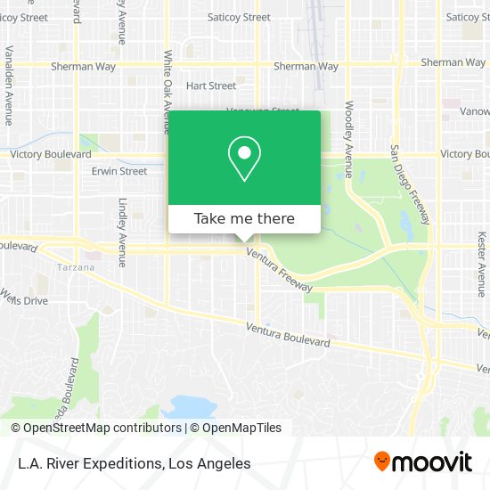L.A. River Expeditions map
