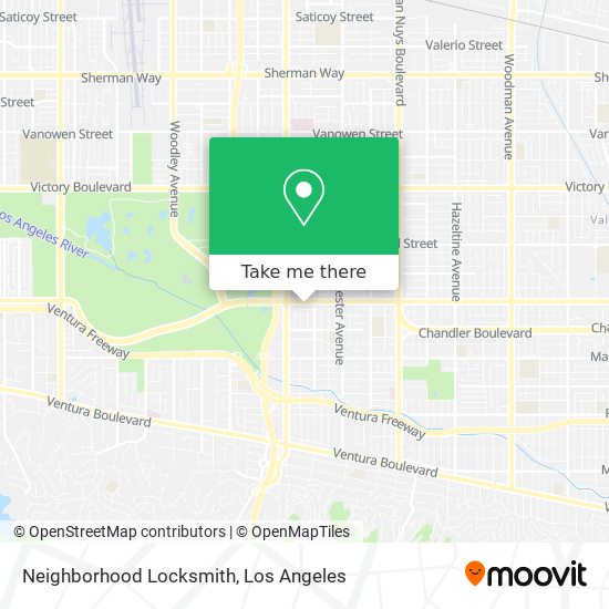 Neighborhood Locksmith map