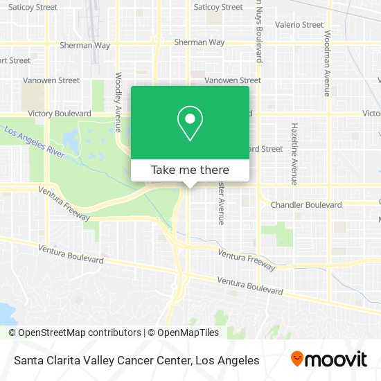 Mapa de Santa Clarita Valley Cancer Center