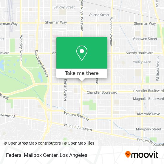 Mapa de Federal Mailbox Center