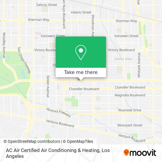 AC Air Certified Air Conditioning & Heating map