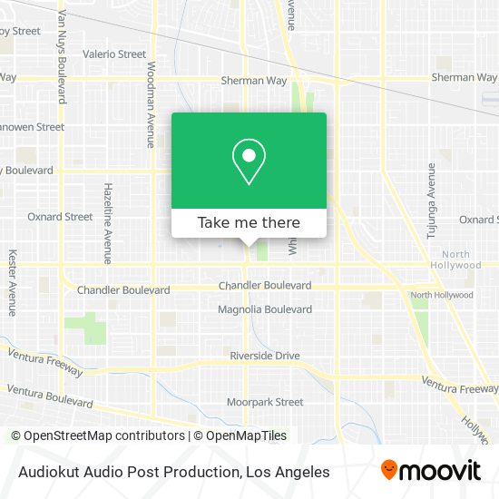 Audiokut Audio Post Production map