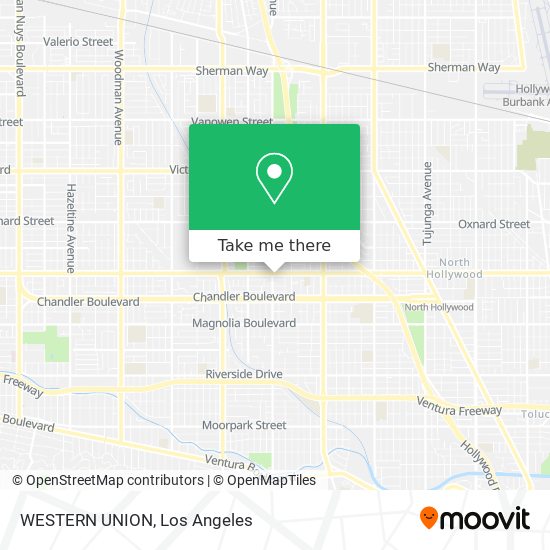 WESTERN UNION map