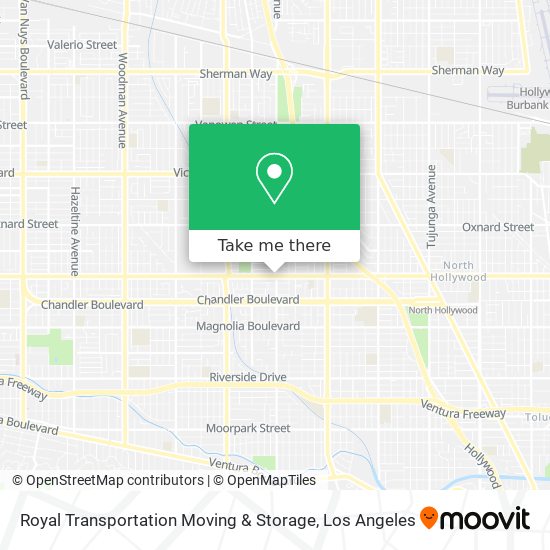 Royal Transportation Moving & Storage map