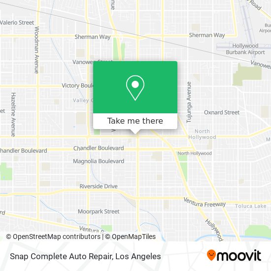 Snap Complete Auto Repair map