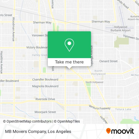 Mapa de MB Movers Company