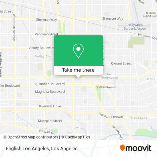Mapa de English Los Angeles