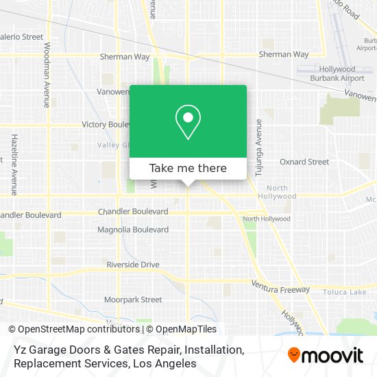 Yz Garage Doors & Gates Repair, Installation, Replacement Services map