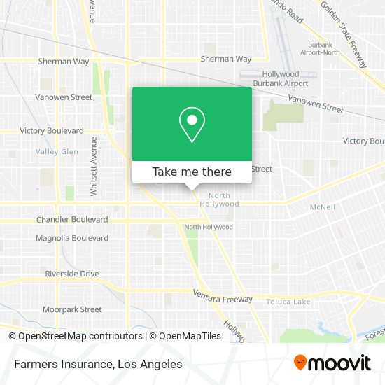 Mapa de Farmers Insurance