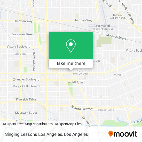 Mapa de Singing Lessons Los Angeles