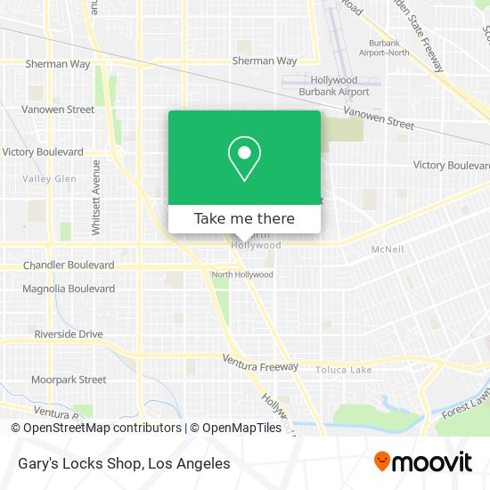 Gary's Locks Shop map