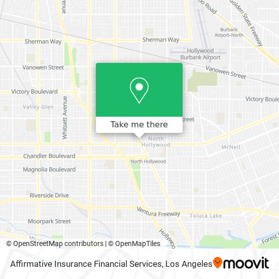 Mapa de Affirmative Insurance Financial Services