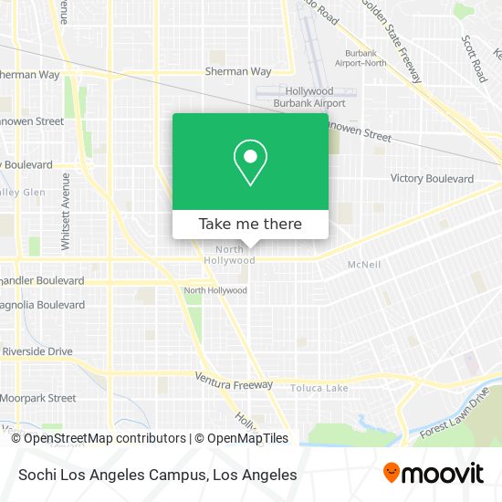 Mapa de Sochi Los Angeles Campus