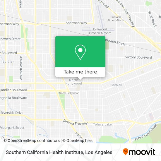 Mapa de Southern California Health Institute