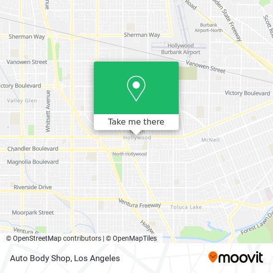 Auto Body Shop map