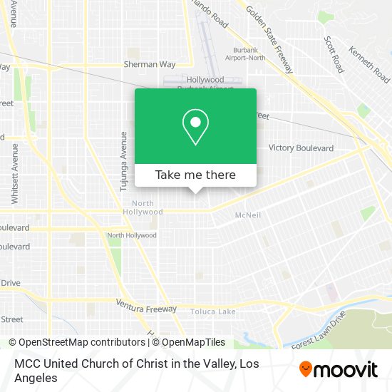 Mapa de MCC United Church of Christ in the Valley