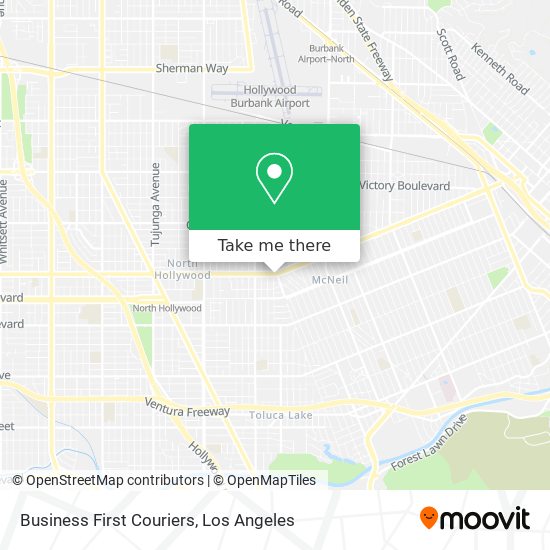 Business First Couriers map