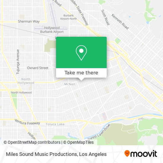 Miles Sound Music Productions map