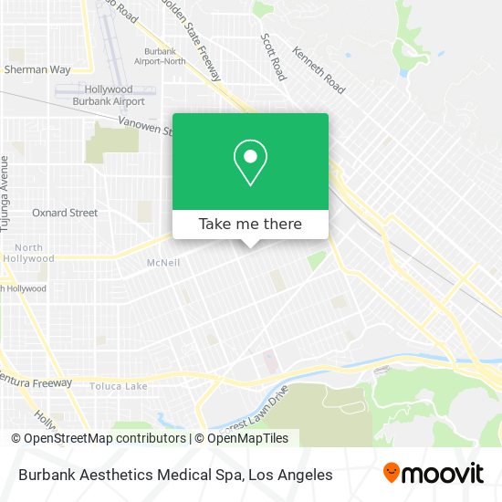 Burbank Aesthetics Medical Spa map