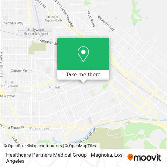 Healthcare Partners Medical Group - Magnolia map