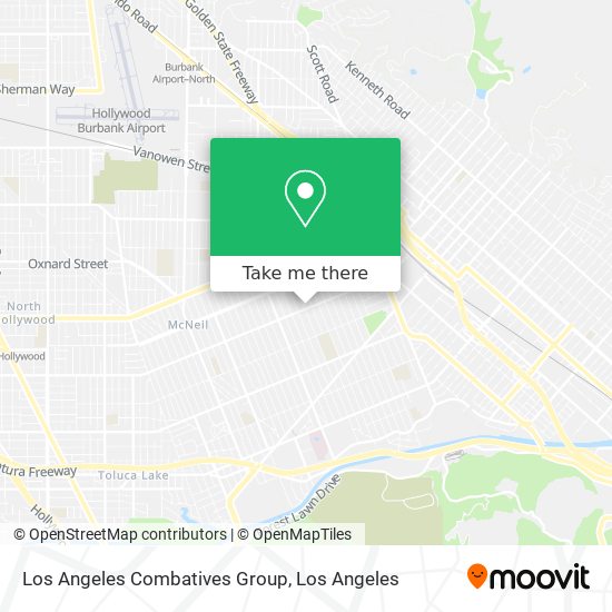 Los Angeles Combatives Group map