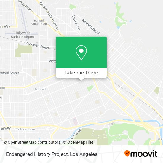Endangered History Project map