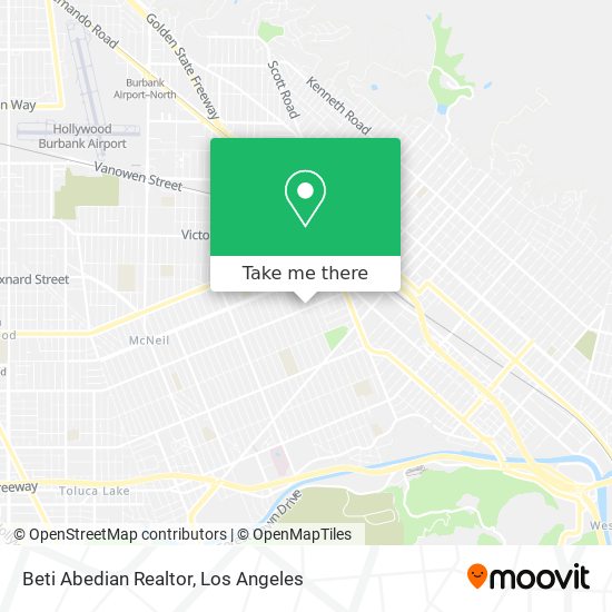 Beti Abedian Realtor map