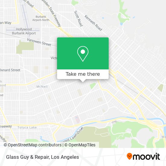 Glass Guy & Repair map