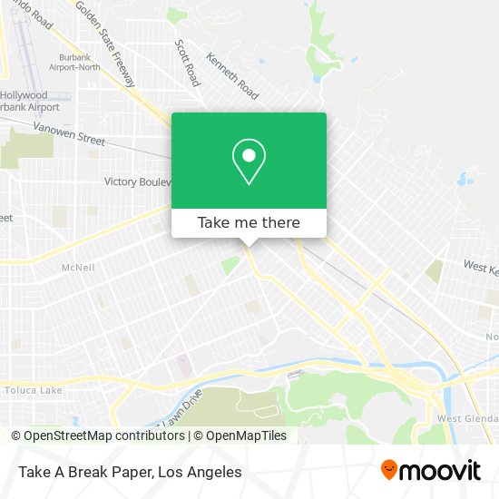 Take A Break Paper map