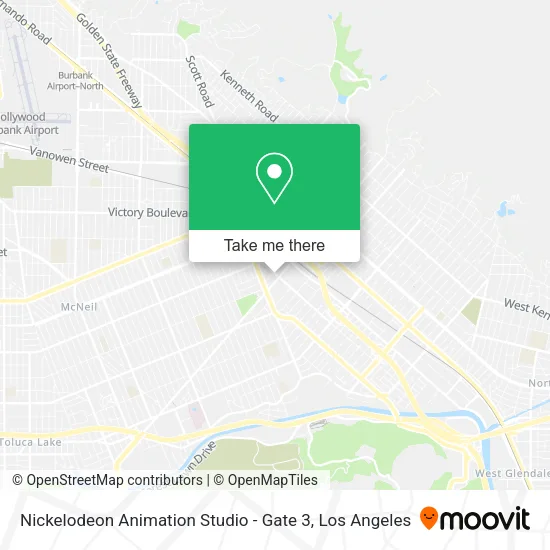Nickelodeon Animation Studio - Gate 3 map