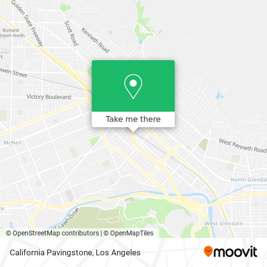 California Pavingstone map