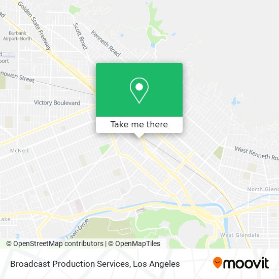 Broadcast Production Services map