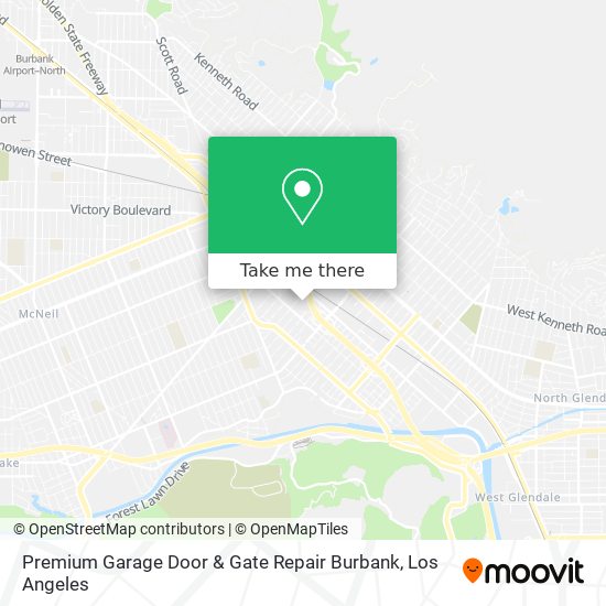Premium Garage Door & Gate Repair Burbank map